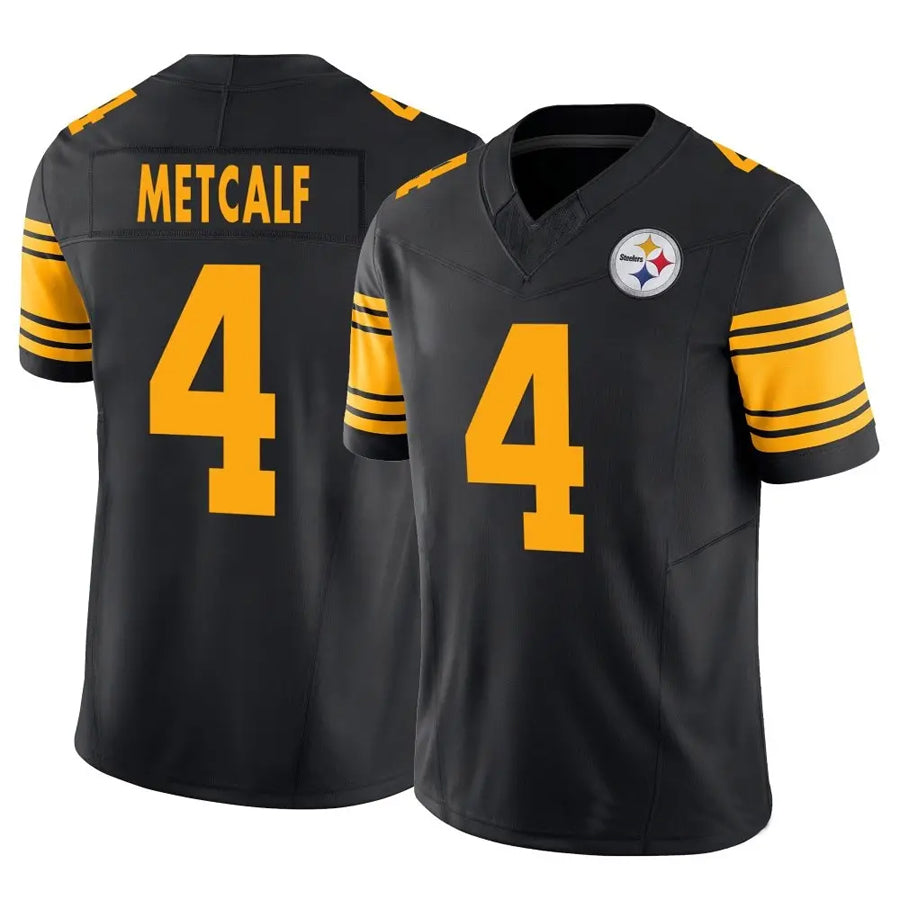 Kdoa P.Steelers #4 DK Metcalf Player Black Alternate Vapor F.U.S.E. Limited Stitched Jerseys