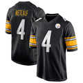 Kdoa P.Steelers #4 DK Metcalf Player Black Home Game Stitched Jerseys