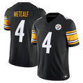 Kdoa P.Steelers #4 DK Metcalf Player Black Team Vapor F.U.S.E. Limited Stitched Jerseys