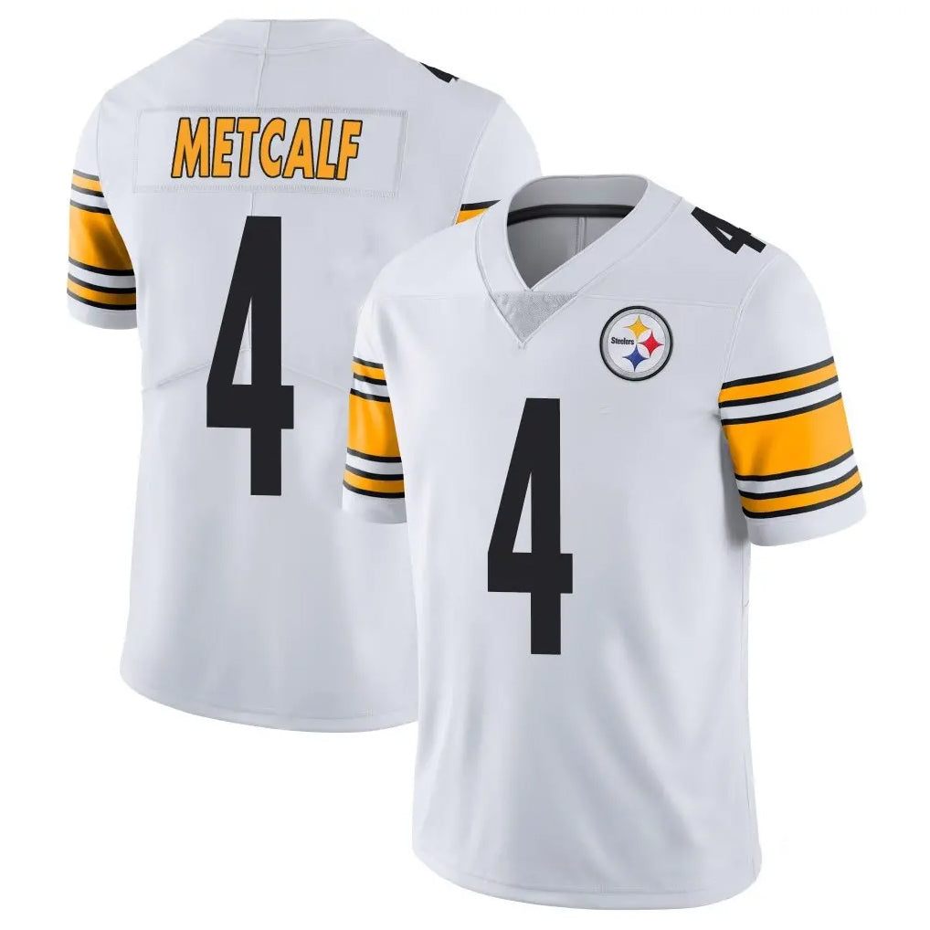 Kdoa P.Steelers #4 DK Metcalf Player White Limited Vapor Untouchable Home Game Stitched Jerseys