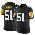 Kdoa P.Steelers #51 Nick Herbig Player Black Limited Alternate Vapor F.U.S.E. Home Game Stitched Jerseys