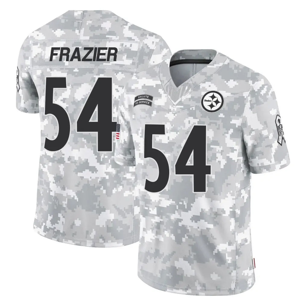 Kdoa P.Steelers #54 Zach Frazier Player Arctic Camo Limited Salute To Service Home Game Stitched Jerseys