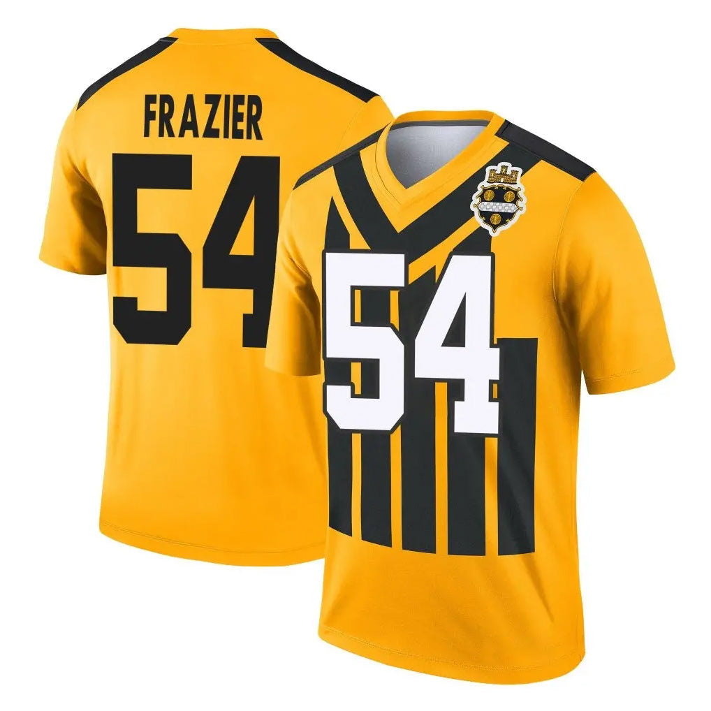 Kdoa P.Steelers #54 Zach Frazier Player Gold Legend Limited 1933 Throwback Performance Home Game Stitched Jerseys