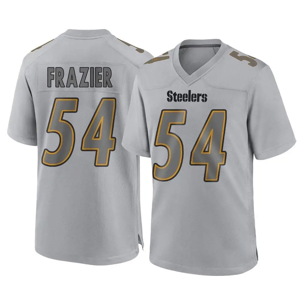 Kdoa P.Steelers #54 Zach Frazier Player Gray Atmosphere Fashion Home Game Stitched Jerseys