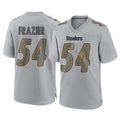 Kdoa P.Steelers #54 Zach Frazier Player Gray Atmosphere Fashion Home Game Stitched Jerseys