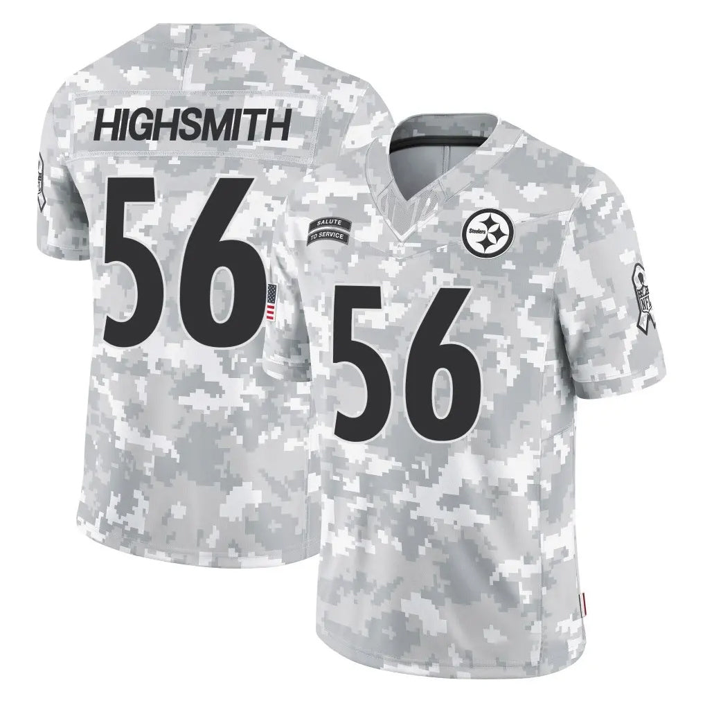 Kdoa P.Steelers #56 Alex Highsmith Player Arctic Camo Limited Salute To Service Home Game Stitched Jerseys