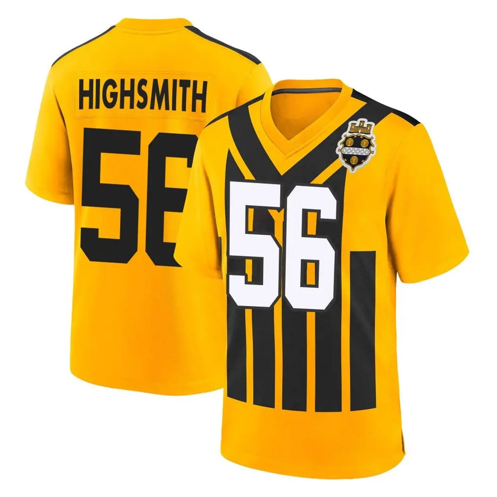 Kdoa P.Steelers #56 Alex Highsmith Player Gold Limited 1933 Throwback Home Game Stitched Jerseys
