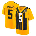 Kdoa P.Steelers #5 Jalen Ramsey Player Gold Limited 1933 Throwback Home Game Stitched Jerseys