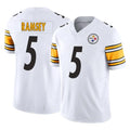 Kdoa P.Steelers #5 Jalen Ramsey Player White Limited Vapor F.U.S.E. Home Game Stitched Jerseys