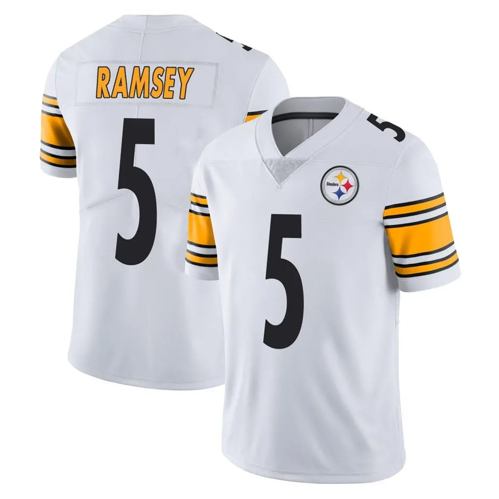 Kdoa P.Steelers #5 Jalen Ramsey Player White Limited Vapor Untouchable Home Game Stitched Jerseys