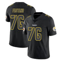 Kdoa P.Steelers #76 Troy Fautanu Player Black Impact Limited Home Game Stitched Jerseys