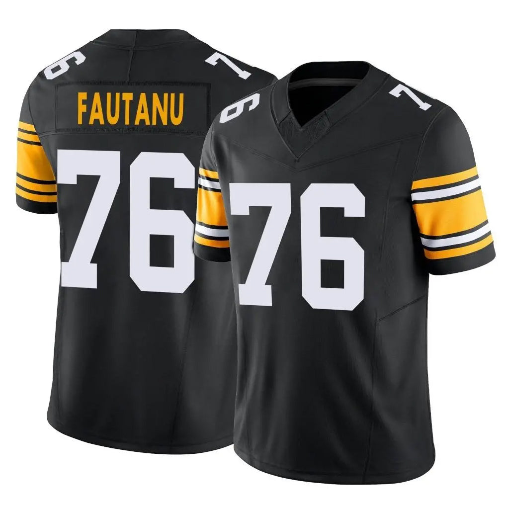 Kdoa P.Steelers #76 Troy Fautanu Player Black Limited Alternate Vapor F.U.S.E. Home Game Stitched Jerseys