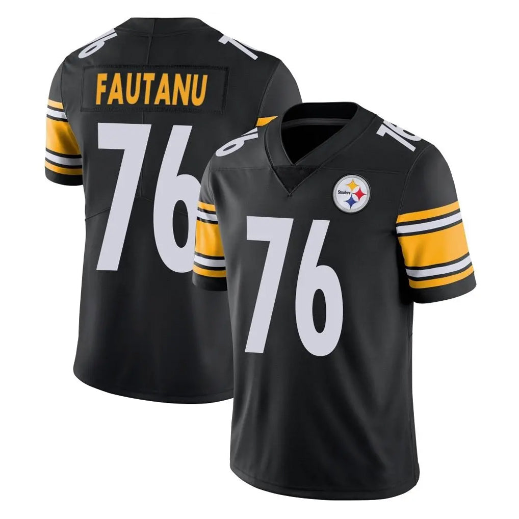 Kdoa P.Steelers #76 Troy Fautanu Player Black Limited Vapor Untouchable Home Game Stitched Jerseys