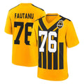 Kdoa P.Steelers #76 Troy Fautanu Player Gold Limited 1933 Throwback Home Game Stitched Jerseys