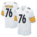 Kdoa P.Steelers #76 Troy Fautanu Player White Home Game Stitched Jerseys