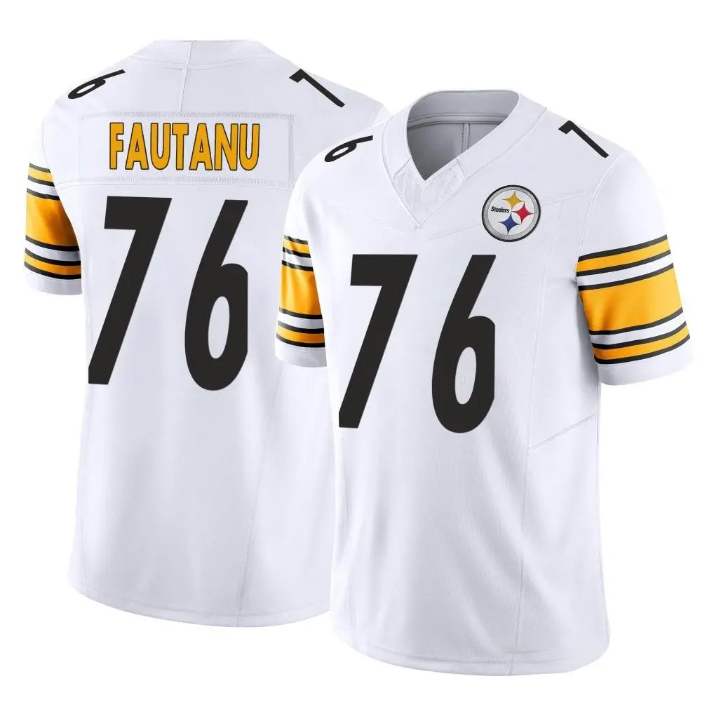 Kdoa P.Steelers #76 Troy Fautanu Player White Limited Vapor F.U.S.E. Home Game Stitched Jerseys
