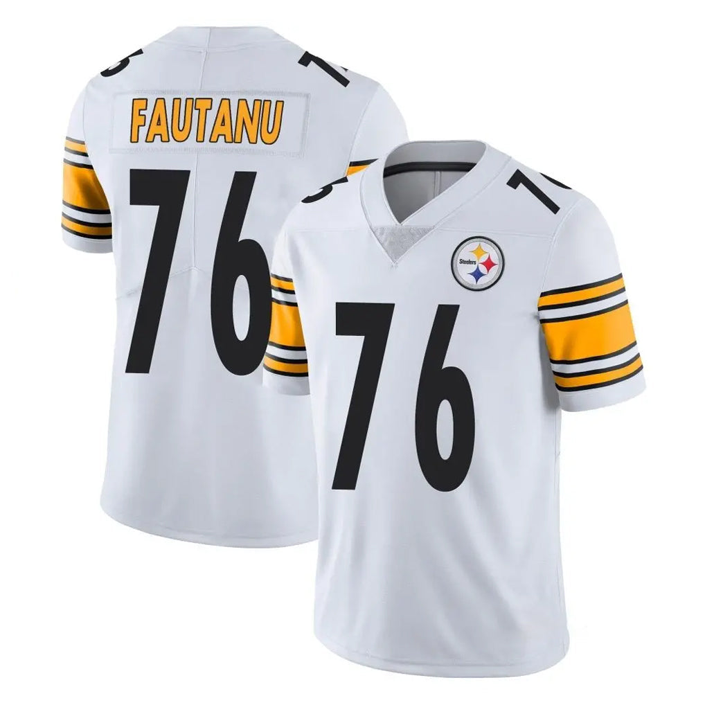 Kdoa P.Steelers #76 Troy Fautanu Player White Limited Vapor Untouchable Home Game Stitched Jerseys