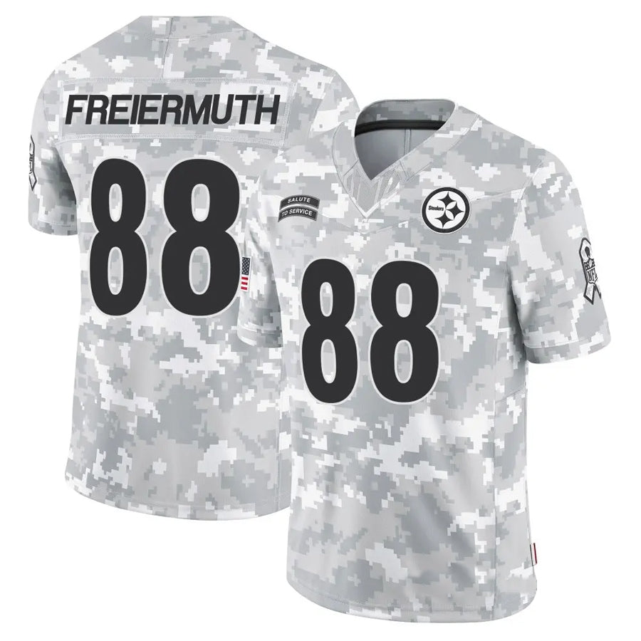 Kdoa P.Steelers #88 Pat Freiermuth Player Arctic Camo Salute to Service Limited Stitched Jerseys