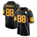 Kdoa P.Steelers #88 Pat Freiermuth Player Black Color Rush Home Game Stitched Jerseys