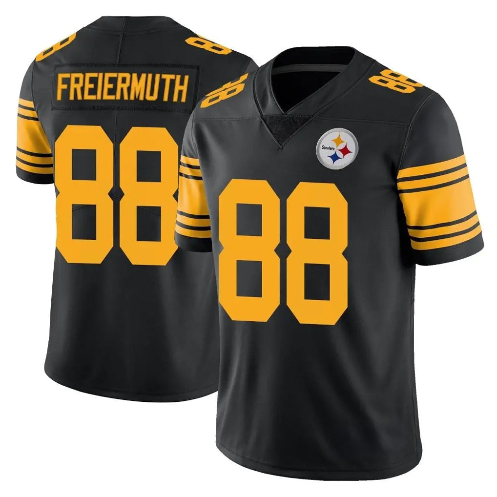 Kdoa P.Steelers #88 Pat Freiermuth Player Black Limited Color Rush Home Game Stitched Jerseys