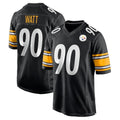 Kdoa P.Steelers #90 T.J. Watt Player Black Home Game Stitched Jerseys