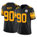 Kdoa P.Steelers #90 T.J. Watt Player Black Limited 2nd Alternate Vapor F.U.S.E. Home Game Stitched Jerseys