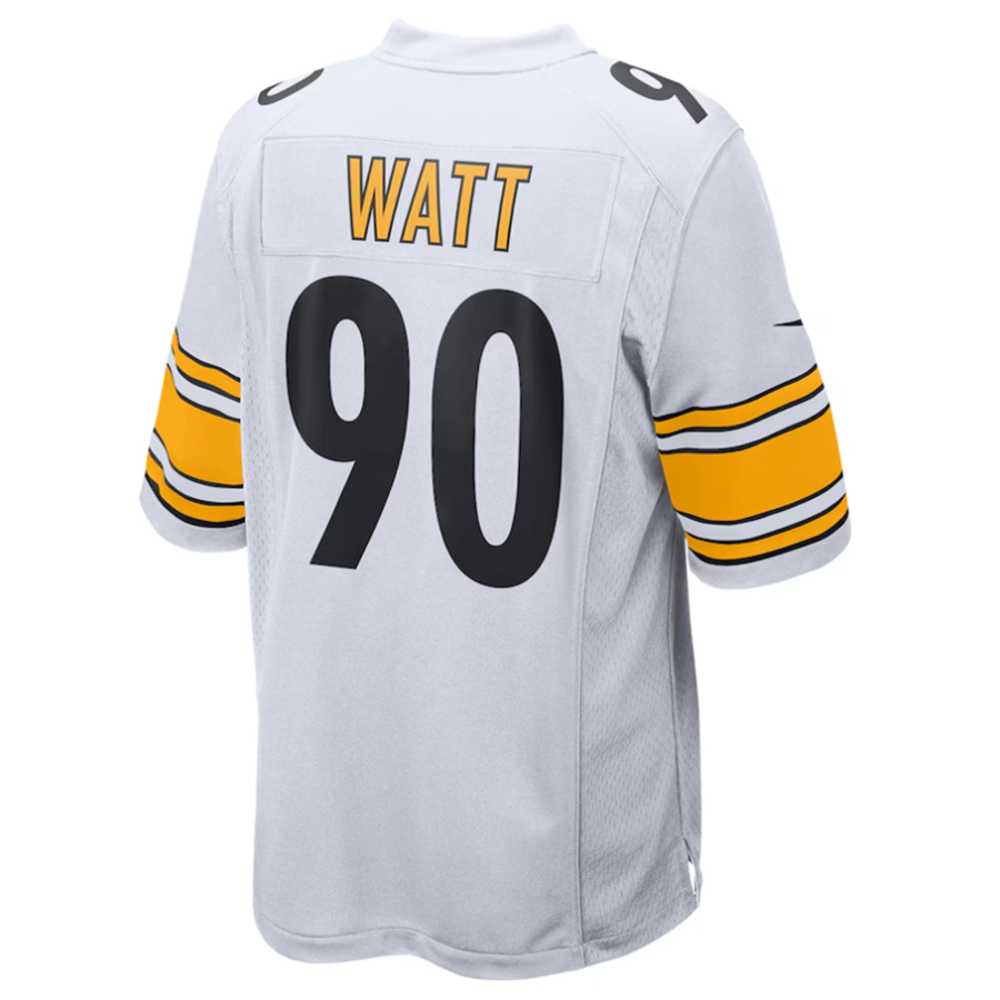Kdoa P.Steelers #90 T.J. Watt Player White Game Stitched Jerseys