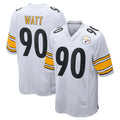 Kdoa P.Steelers #90 T.J. Watt Player White Home Game Stitched Jerseys
