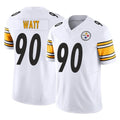 Kdoa P.Steelers #90 T.J. Watt Player White Limited Vapor F.U.S.E. Home Game Stitched Jerseys