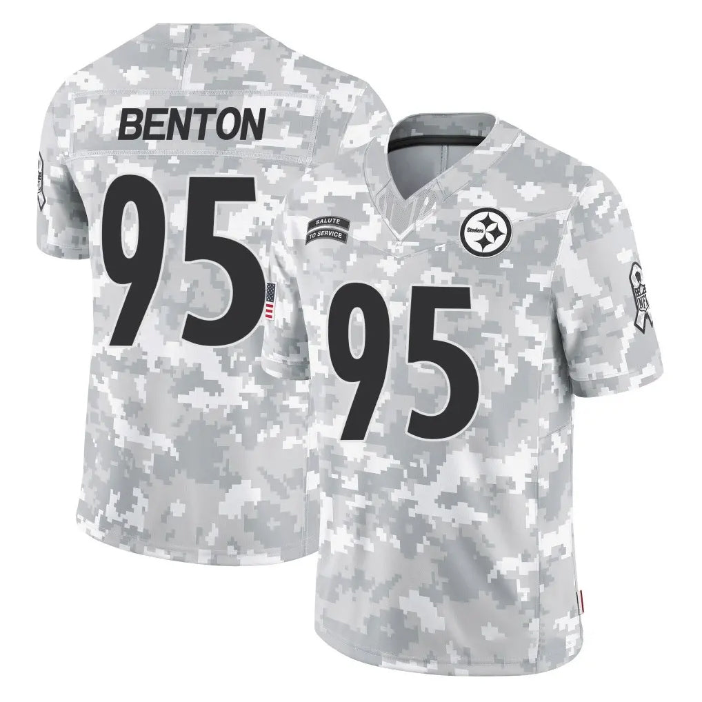 Kdoa P.Steelers #95 Keeanu Benton Player Arctic Camo Limited Salute To Service Home Game Stitched Jerseys