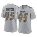 Kdoa P.Steelers #95 Keeanu Benton Player Gray Atmosphere Fashion Home Game Stitched Jerseys