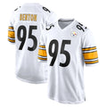 Kdoa P.Steelers #95 Keeanu Benton Player White Home Game Stitched Jerseys