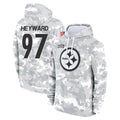 Kdoa P.Steelers #97 Cameron Heyward Player Arctic Camo Limited Salute to Service Pullover Hoodies Game Stitched Jerseys