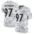 Kdoa P.Steelers #97 Cameron Heyward Player Arctic Camo Salute to Service Limited Stitched Jerseys