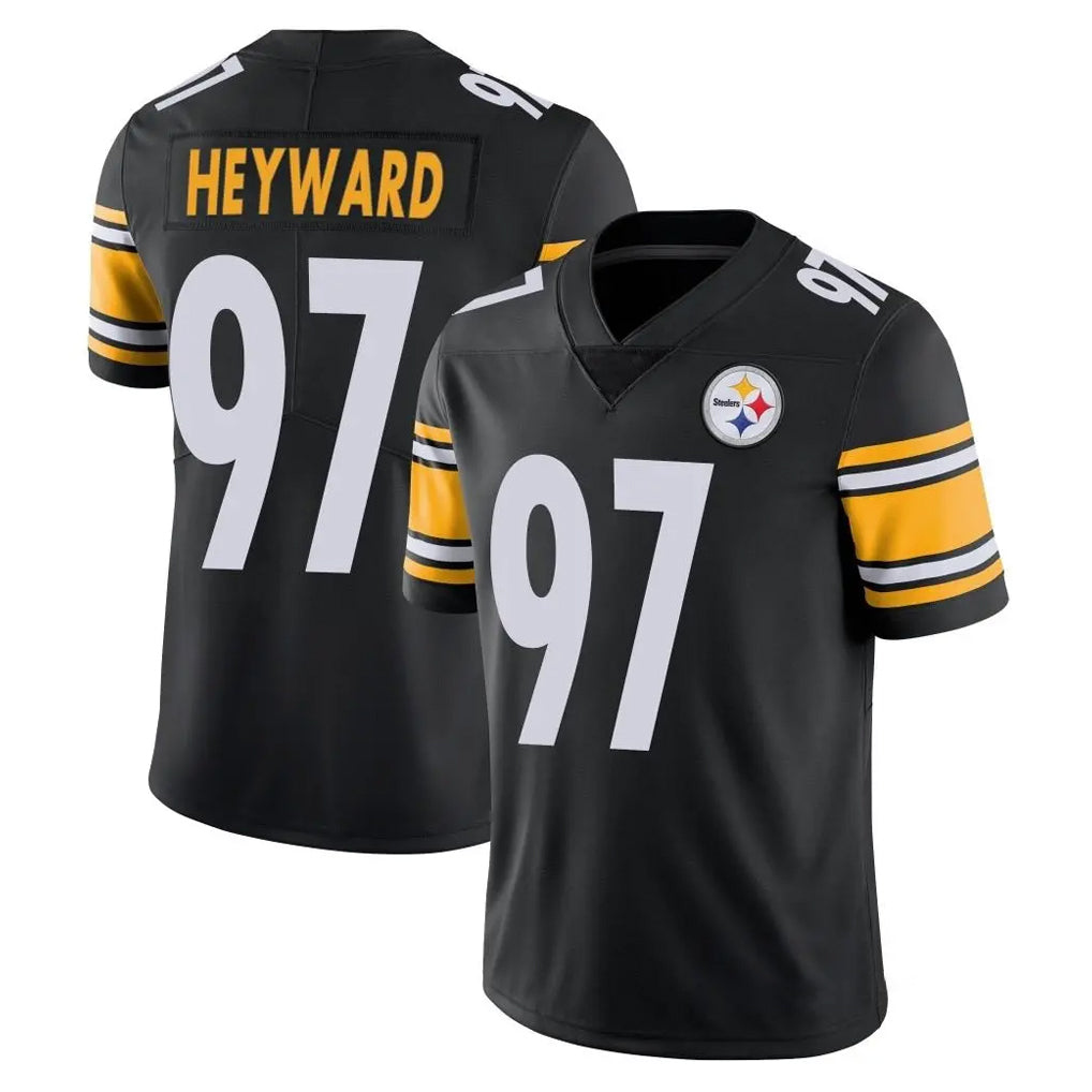 Kdoa P.Steelers #97 Cameron Heyward Player Black Limited Vapor Untouchable Home Game Stitched Jerseys