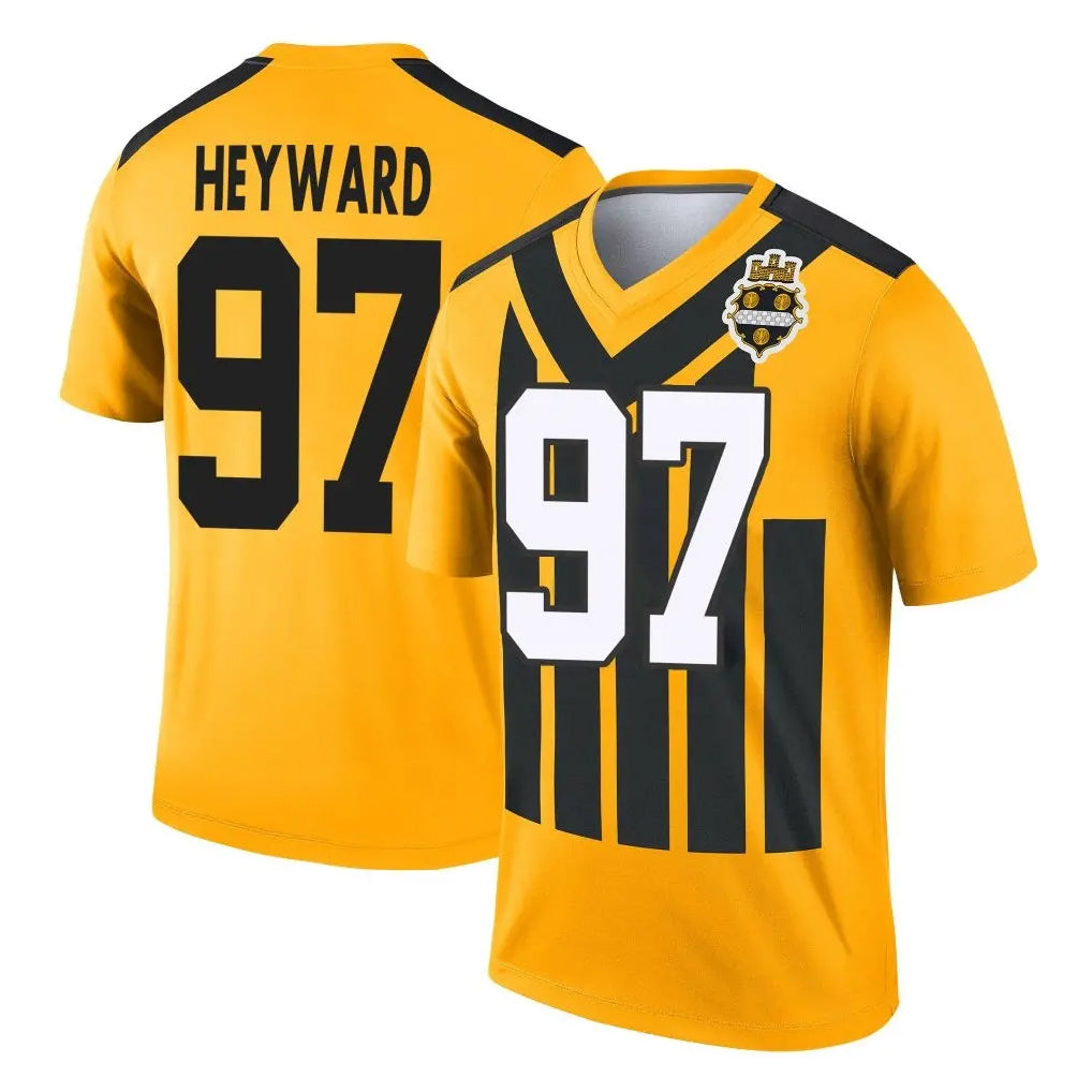 Kdoa P.Steelers #97 Cameron Heyward Player Gold Legend Limited 1933 Throwback Performance Home Game Stitched Jerseys