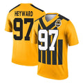 Kdoa P.Steelers #97 Cameron Heyward Player Gold Legend Limited 1933 Throwback Performance Home Game Stitched Jerseys