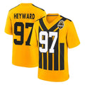 Kdoa P.Steelers #97 Cameron Heyward Player Gold Limited 1933 Throwback Home Game Stitched Jerseys