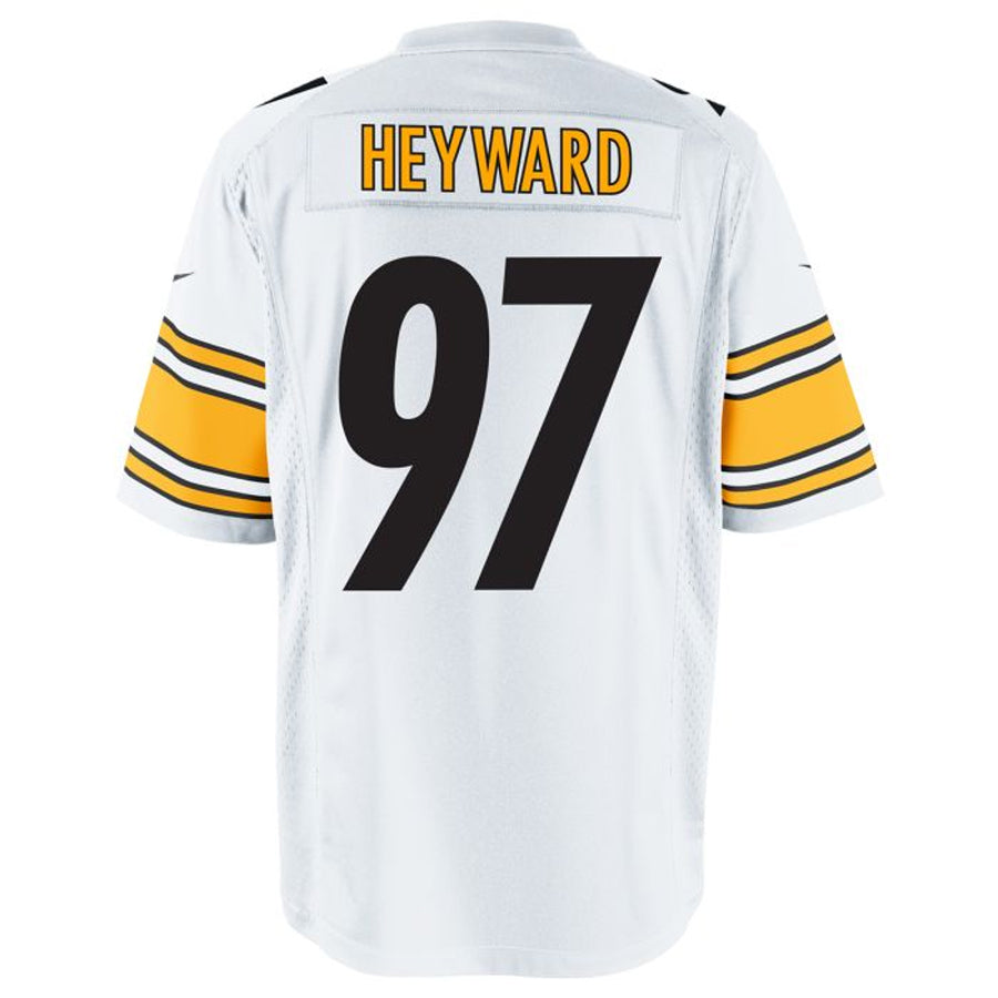 Kdoa P.Steelers #97 Cameron Heyward Player White Game Stitched Jerseys
