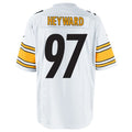 Kdoa P.Steelers #97 Cameron Heyward Player White Game Stitched Jerseys