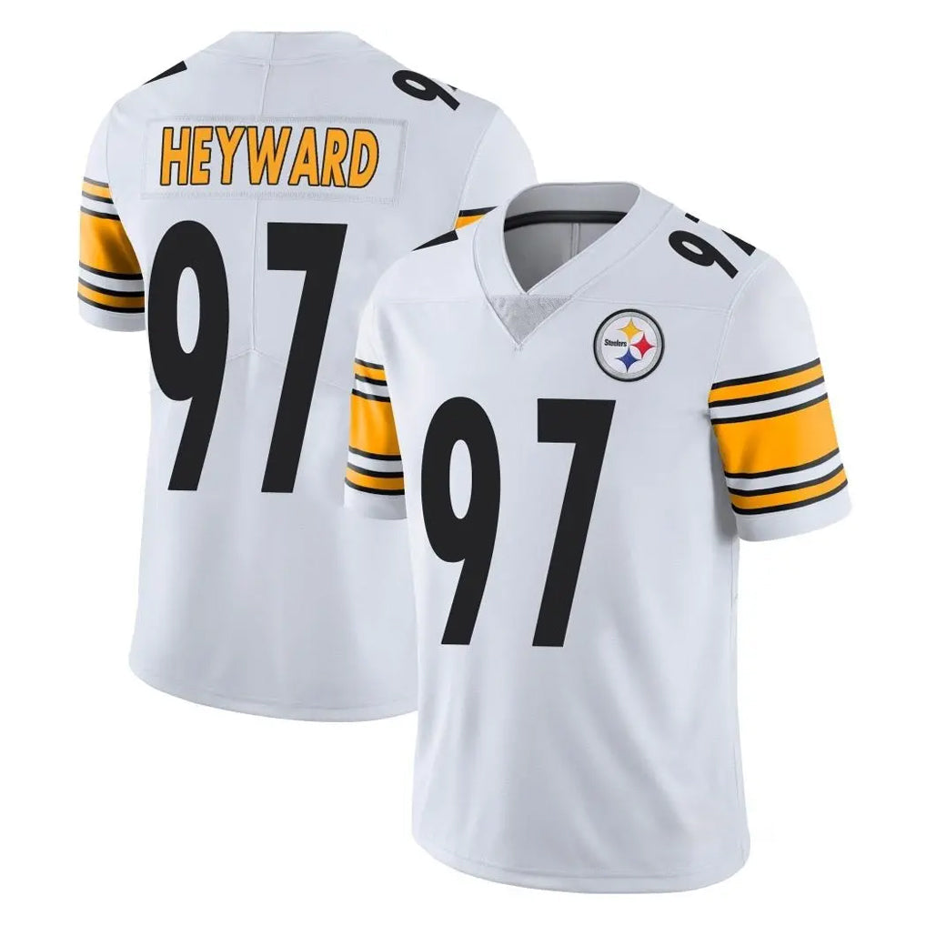 Kdoa P.Steelers #97 Cameron Heyward Player White Limited Vapor Untouchable Home Game Stitched Jerseys