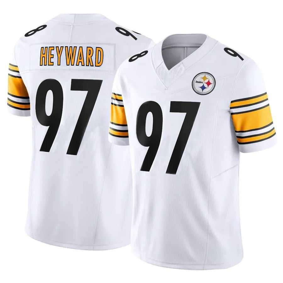 Kdoa P.Steelers #97 Cameron Heyward Player White Vapor F.U.S.E. Limited Stitched Jerseys