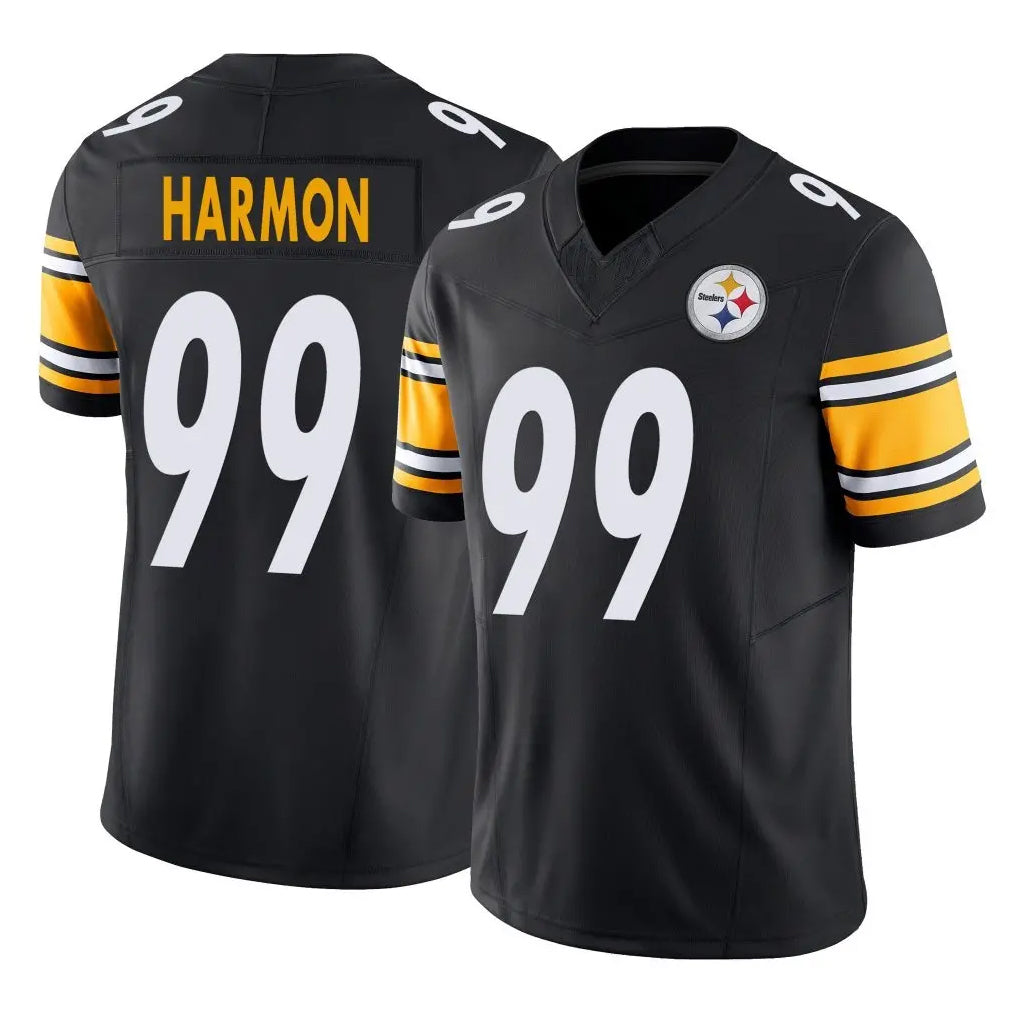 Kdoa P.Steelers #99 Derrick Harmon Player Black Limited Vapor F.U.S.E. Home Game Stitched Jerseys