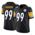 Kdoa P.Steelers #99 Derrick Harmon Player Black Limited Vapor F.U.S.E. Home Game Stitched Jerseys