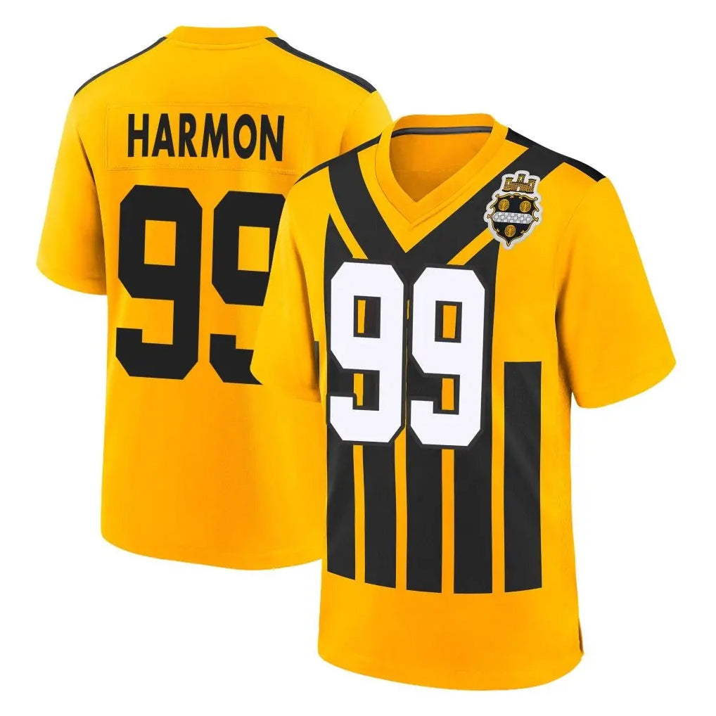 Kdoa P.Steelers #99 Derrick Harmon Player Gold Limited 1933 Throwback Home Game Stitched Jerseys