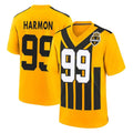 Kdoa P.Steelers #99 Derrick Harmon Player Gold Limited 1933 Throwback Home Game Stitched Jerseys