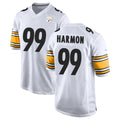 Kdoa P.Steelers #99 Derrick Harmon Player White Home Game Stitched Jerseys