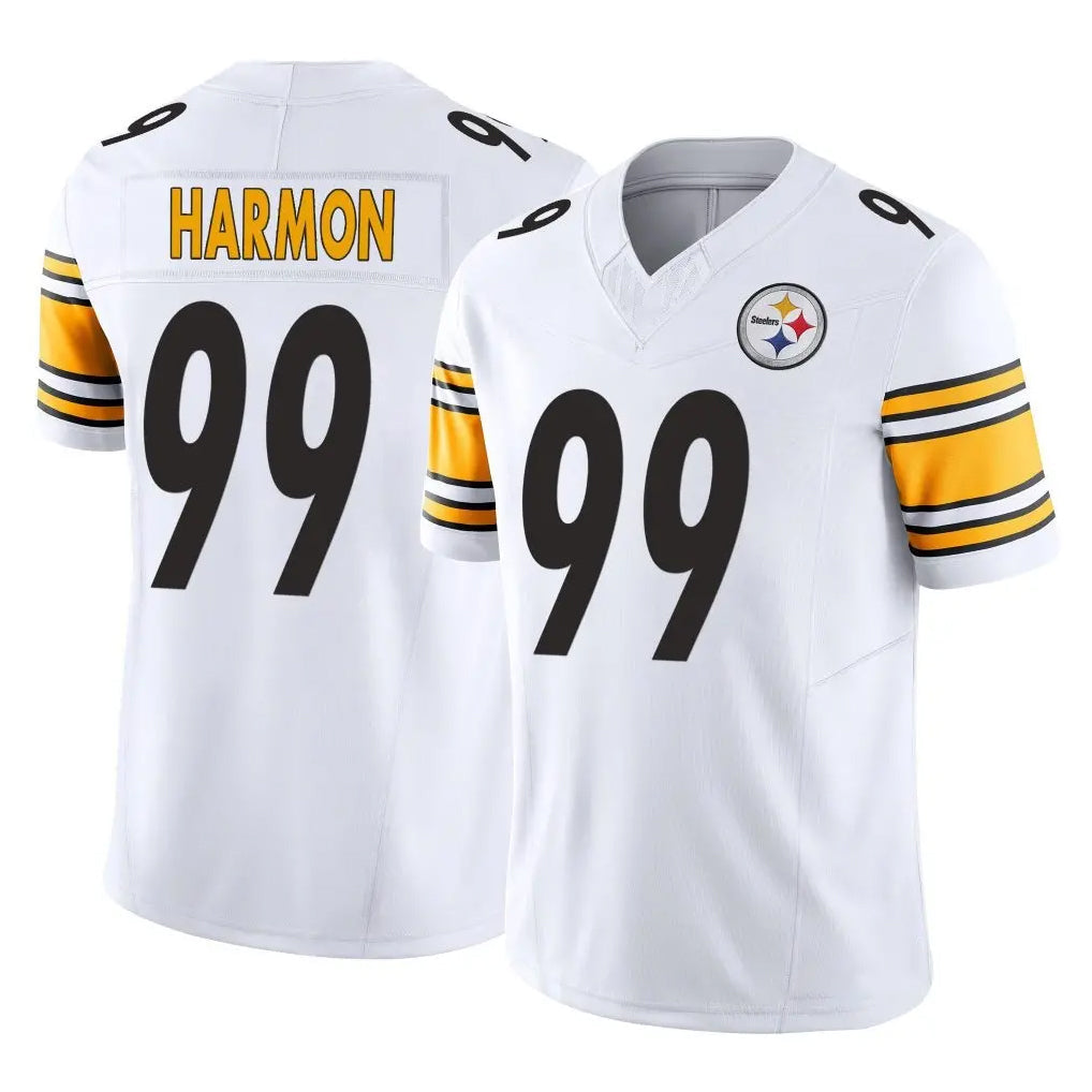 Kdoa P.Steelers #99 Derrick Harmon Player White Limited Vapor F.U.S.E. Home Game Stitched Jerseys