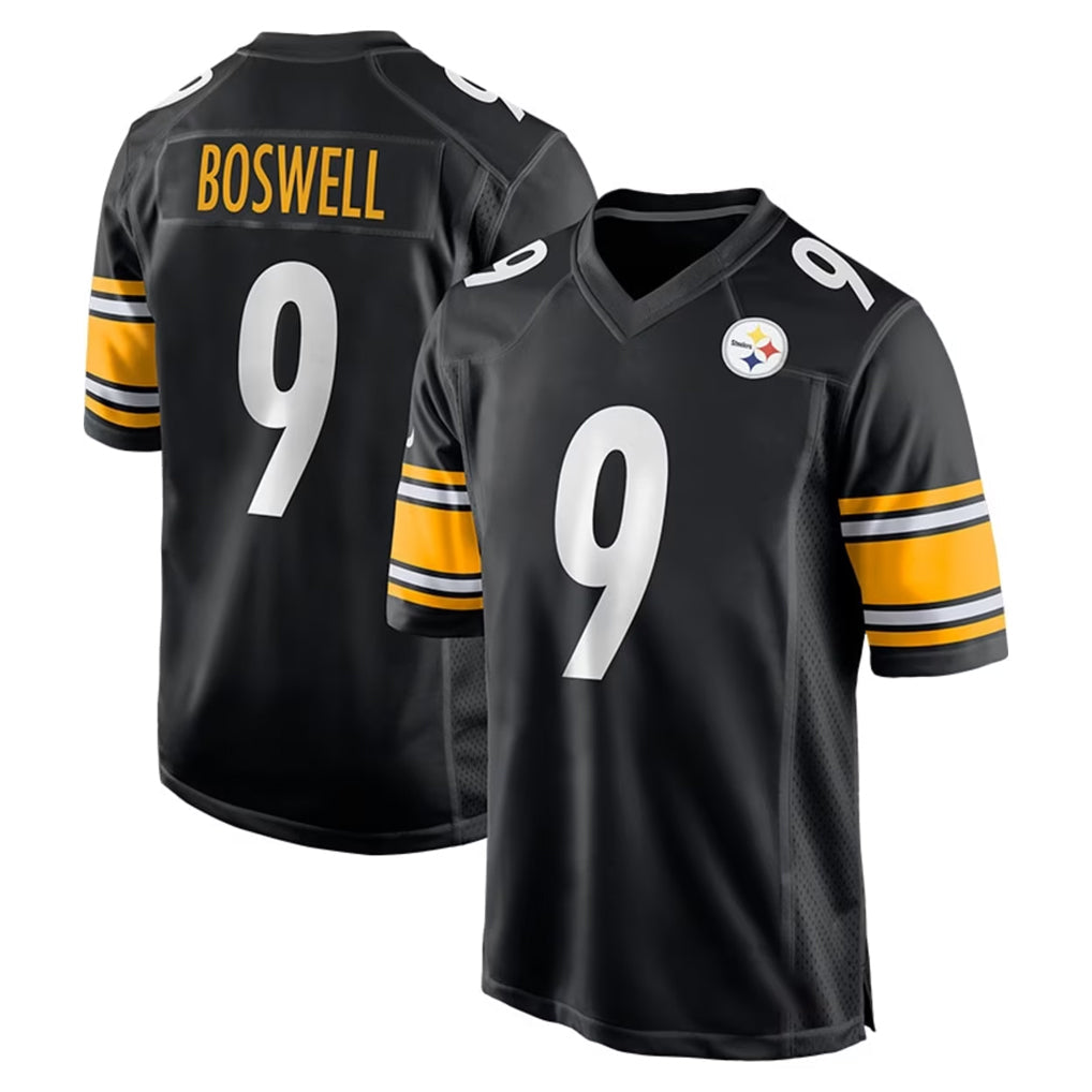 Kdoa P.Steelers #9 Chris Boswell Player Black Home Game Stitched Jerseys