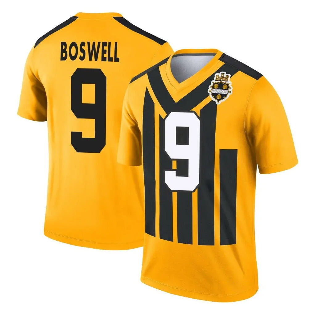 Kdoa P.Steelers #9 Chris Boswell Player Gold Legend Limited 1933 Throwback Performance Home Game Stitched Jerseys